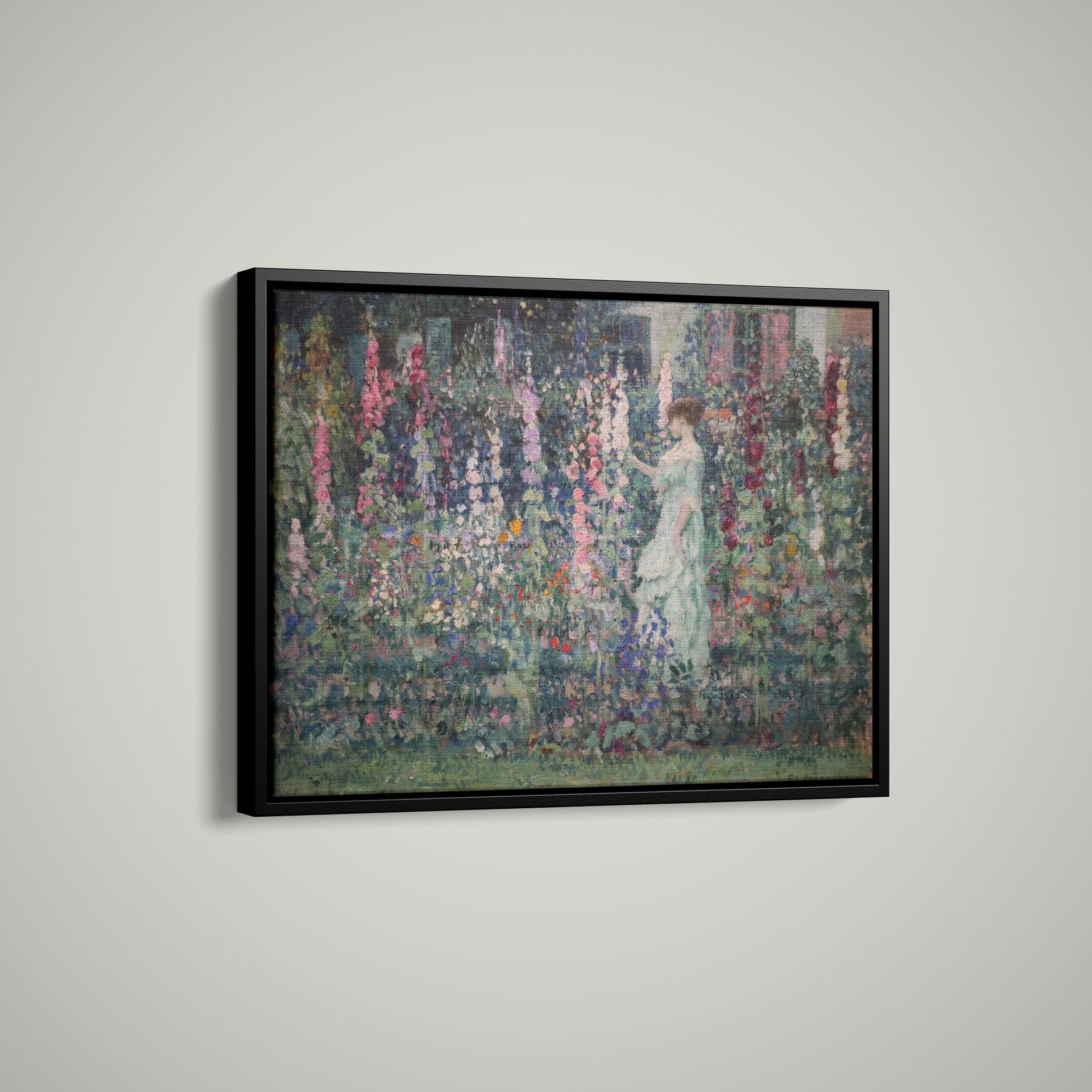 Frederick Carl Frieseke - Hollyhocks - Art Print on Paper or