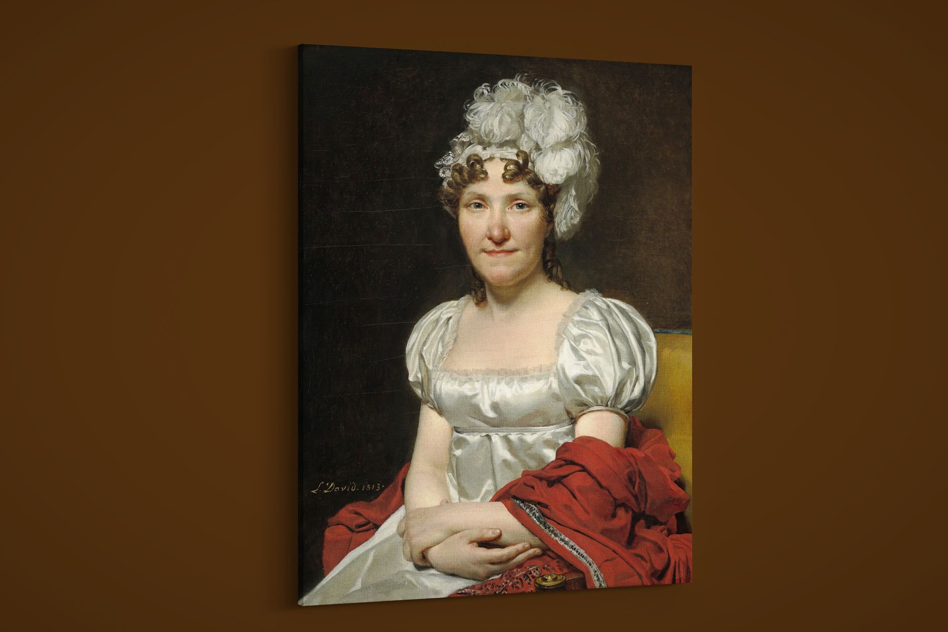 Jacques-Louis David – Madame David – Art Print on Paper or Canvas