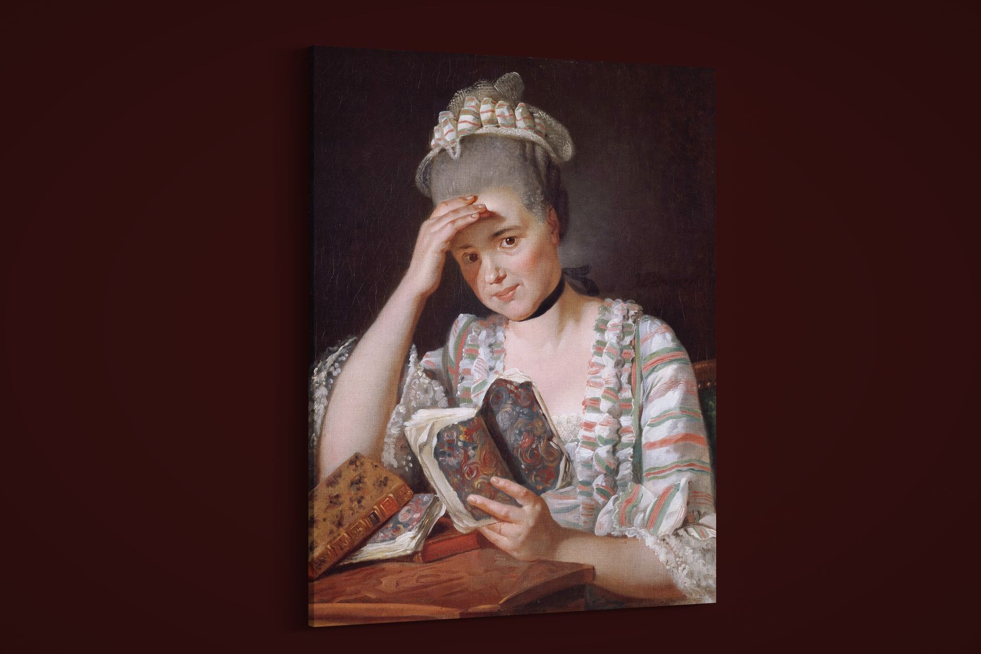 Jacques-Louis David – Madame Francois Buron – Art Print on Paper or Canvas