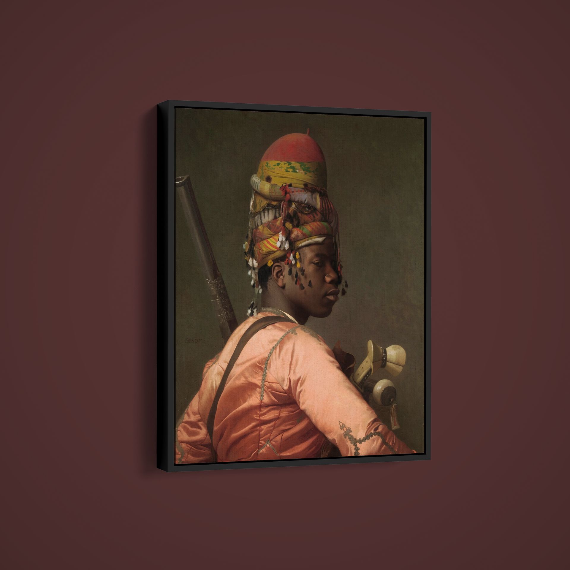 Jean-Leon Gerome – Bashi-Bazouk – Art Print on Paper or Canvas