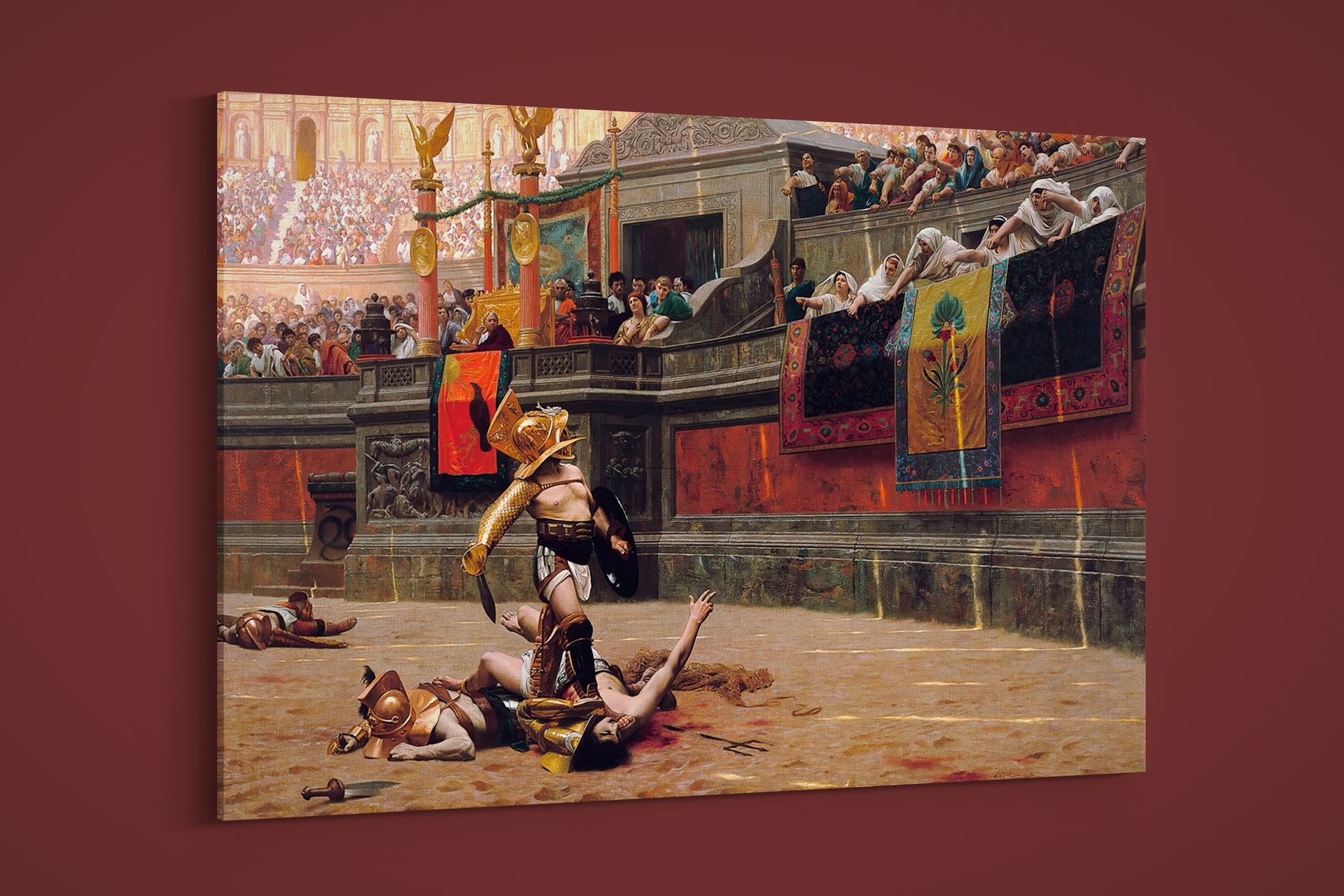 Jean-Leon Gerome – Pollice Verso – Art Print on Paper or Canvas