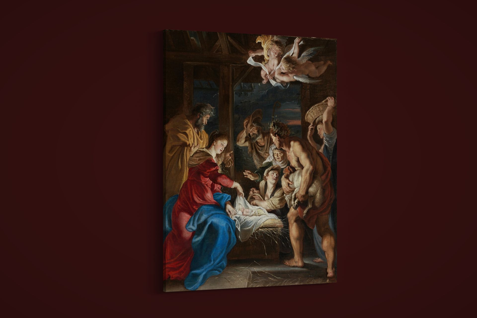 Peter Paul Rubens – The Adoration of the Shepherds – Paper or Canvas