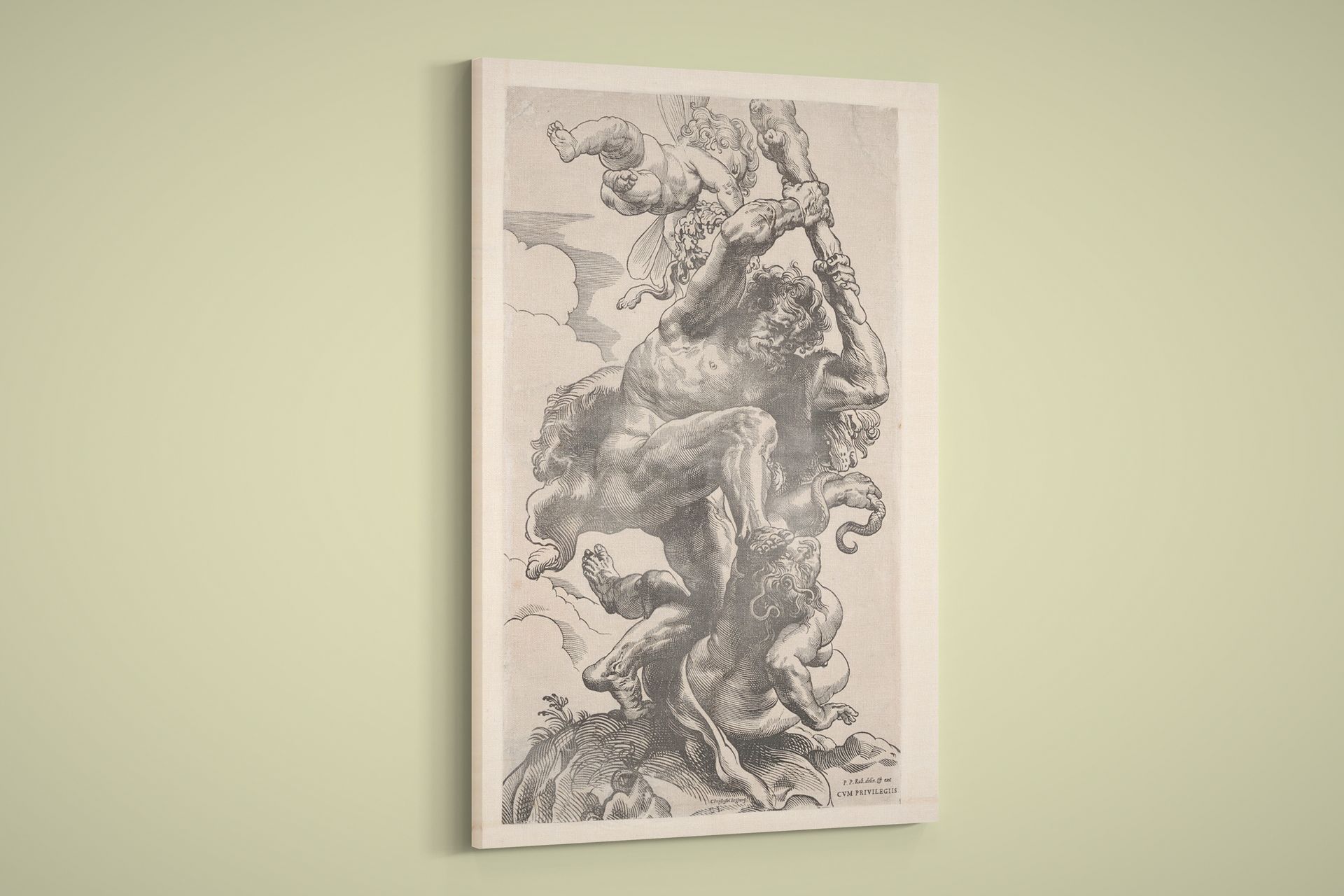 Peter Paul Rubens – Hercules Overcomes Envy – Art Print on Paper or Canvas
