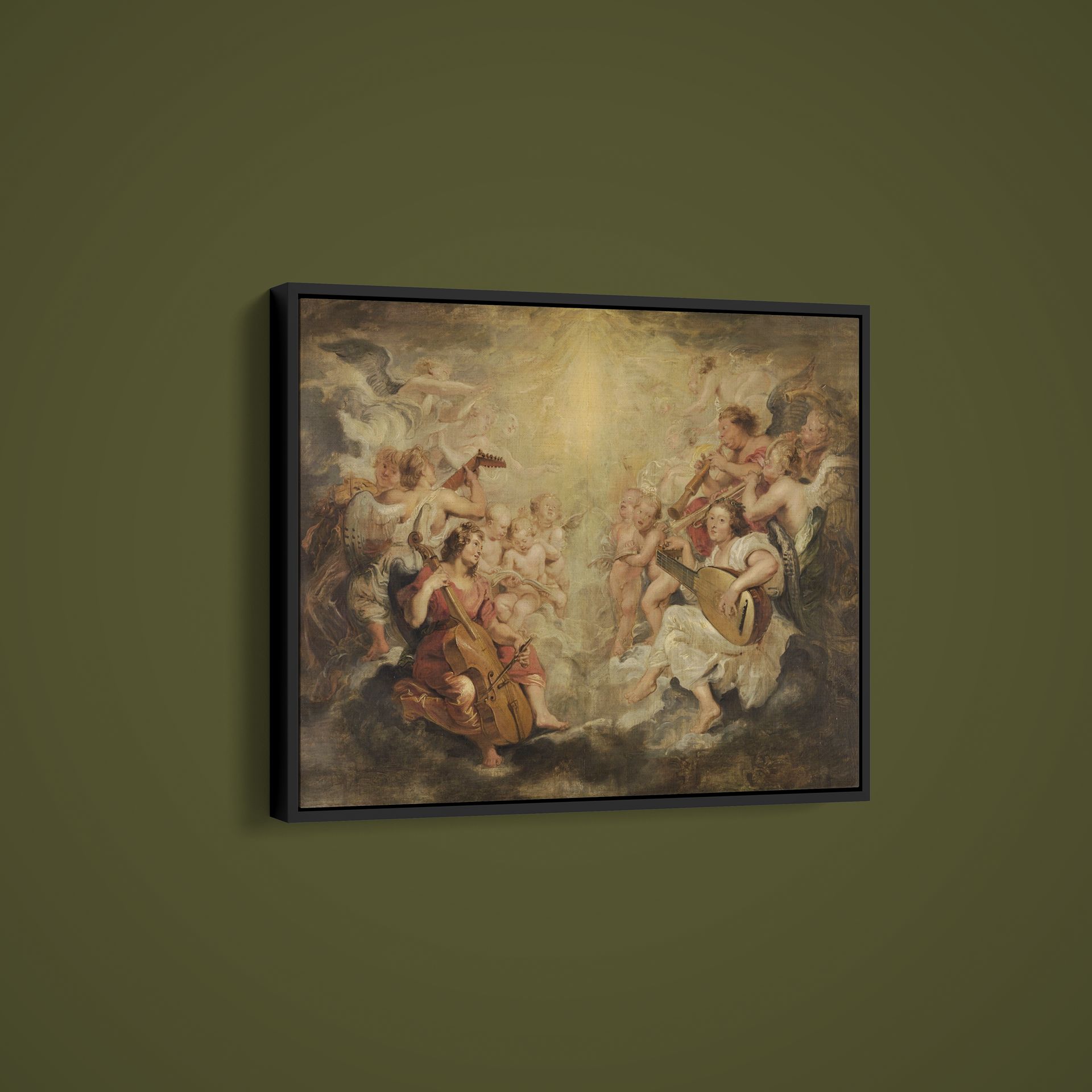 Peter Paul Rubens - Music Making Angels - Art Print on Paper or Canvas