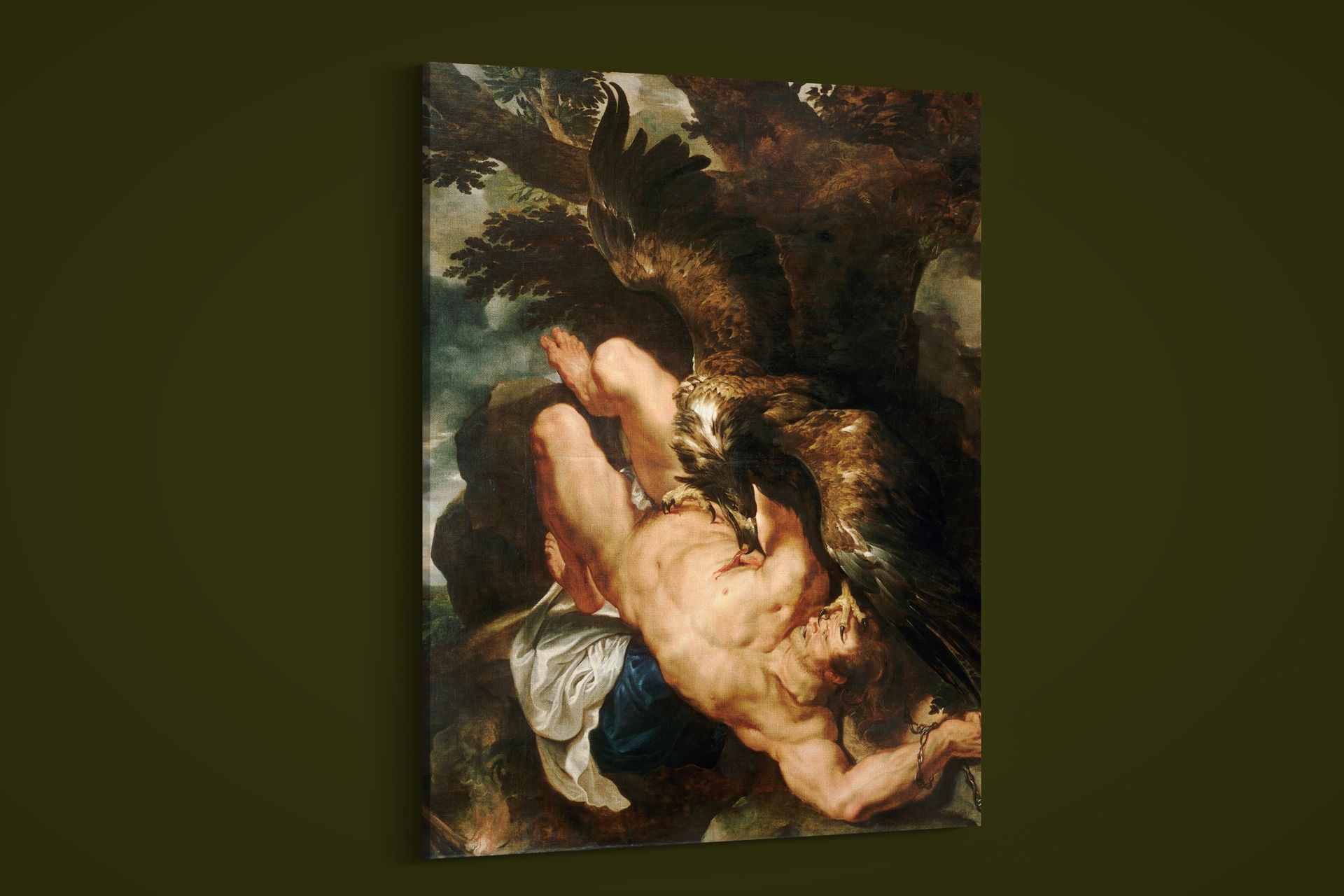 Peter Paul Rubens - Prometheus Bound - Art Print on Paper or Canvas
