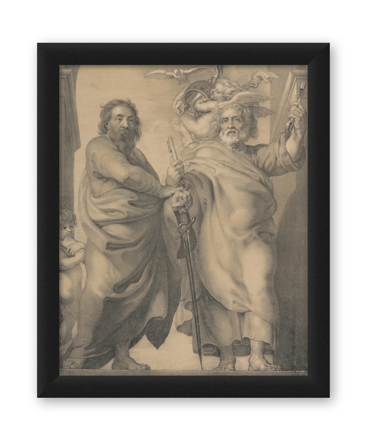 Peter Paul Rubens – Saints Peter and Paul – Art Print on Paper or Canvas
