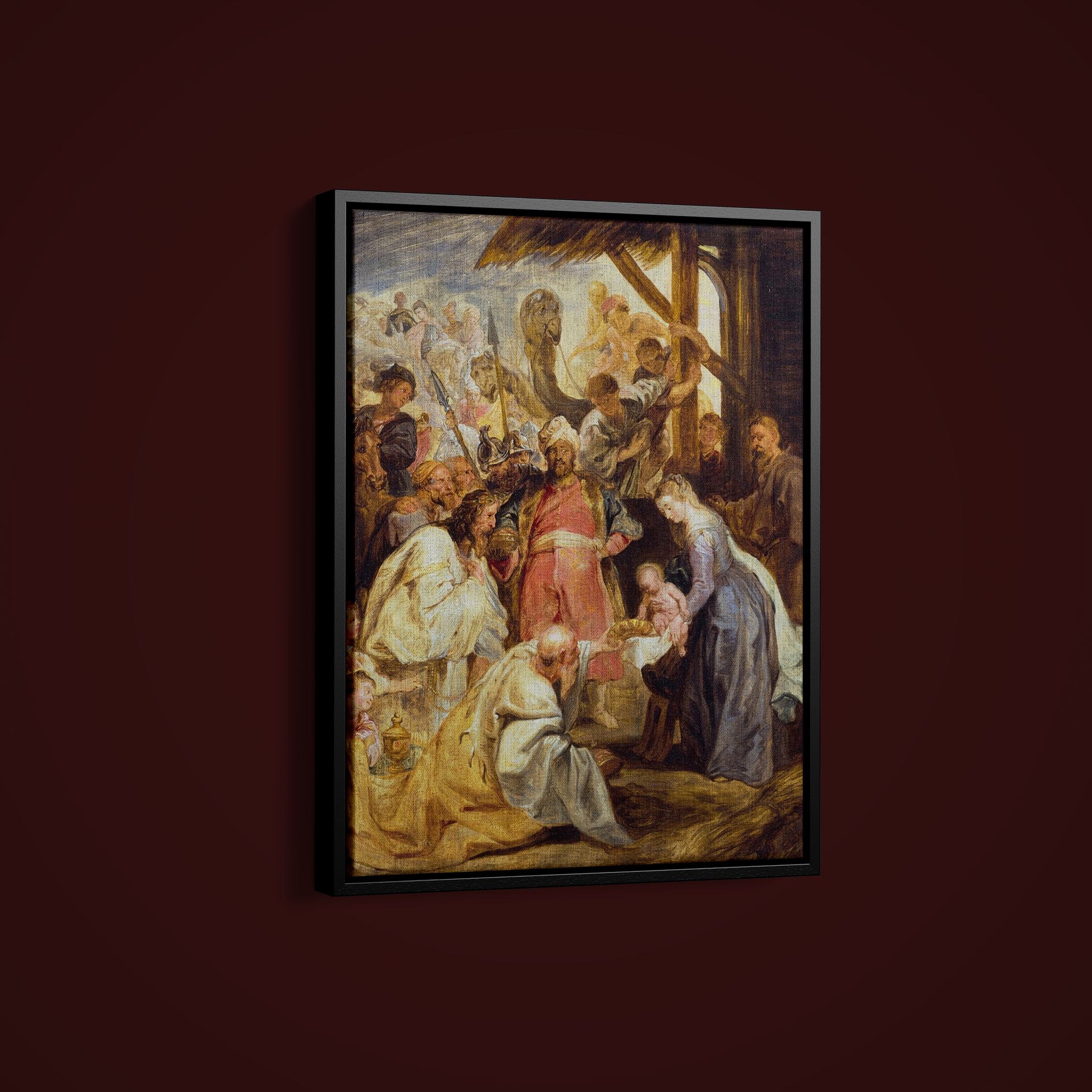 Peter Paul Rubens – The Adoration of the Magi – Art Print on Paper or Canvas
