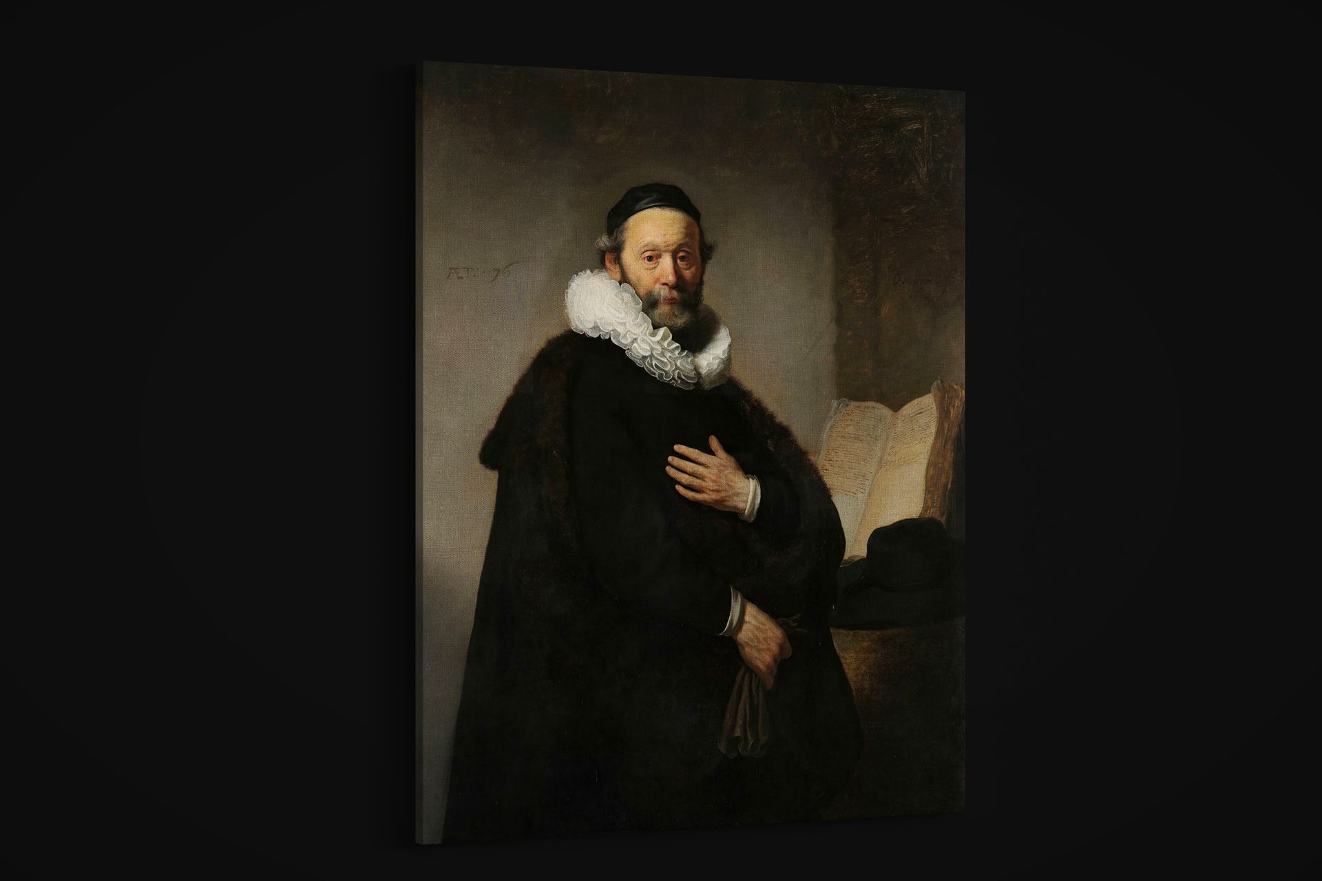 Rembrandt – Johannes Wtenbogaert – Art Print on Paper or Canvas