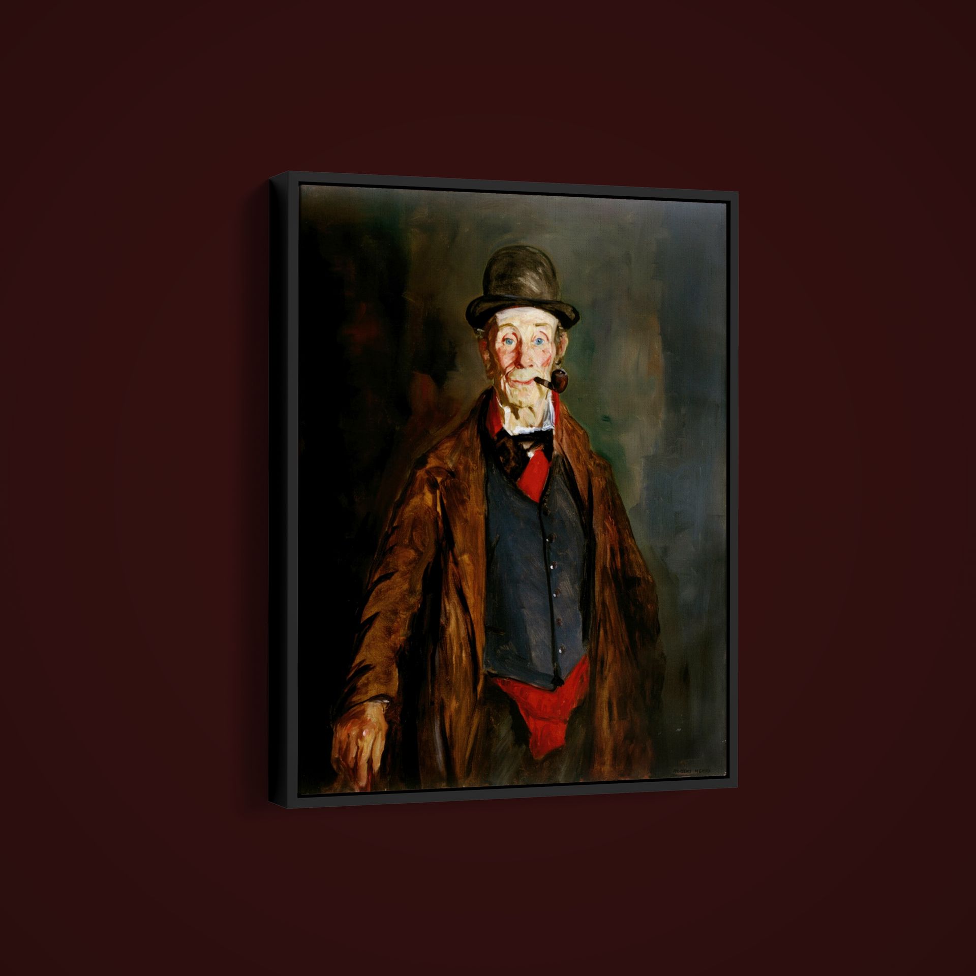 Robert Henri – My Friend Brien – Art Print on Paper or Canvas