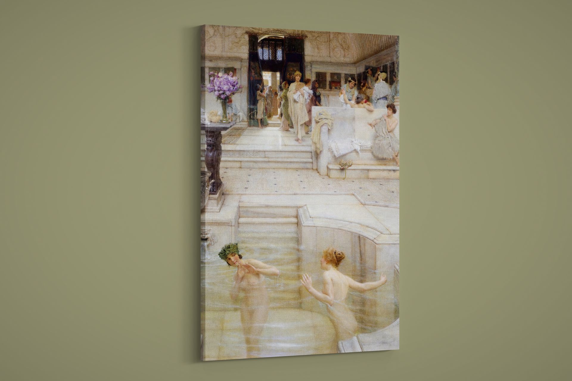 Sir Lawrence Alma-Tadema – A Favourite Custom – Art Print on Paper or Canvas