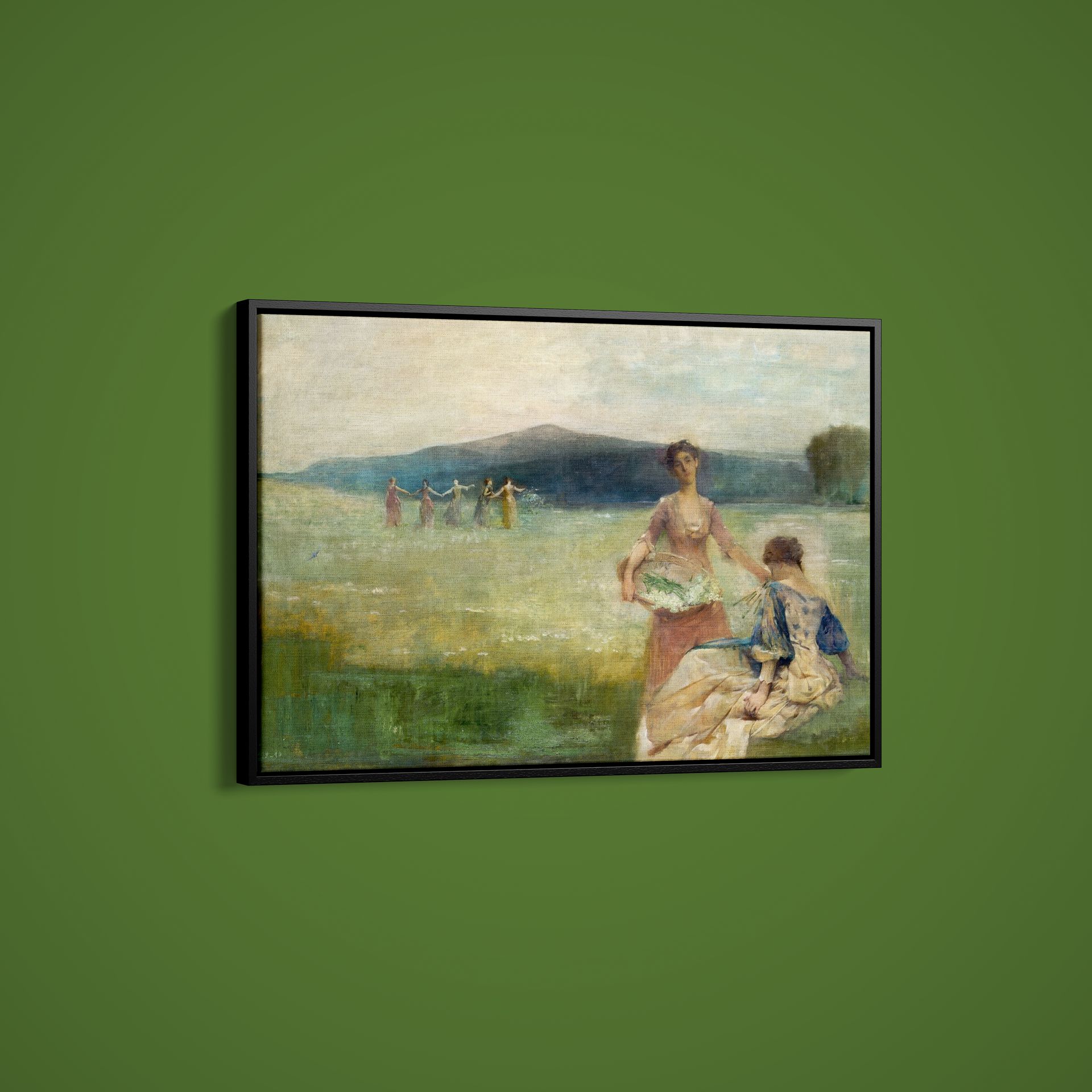 Thomas Wilmer Dewing – Spring – Art Print on Paper or Canvas