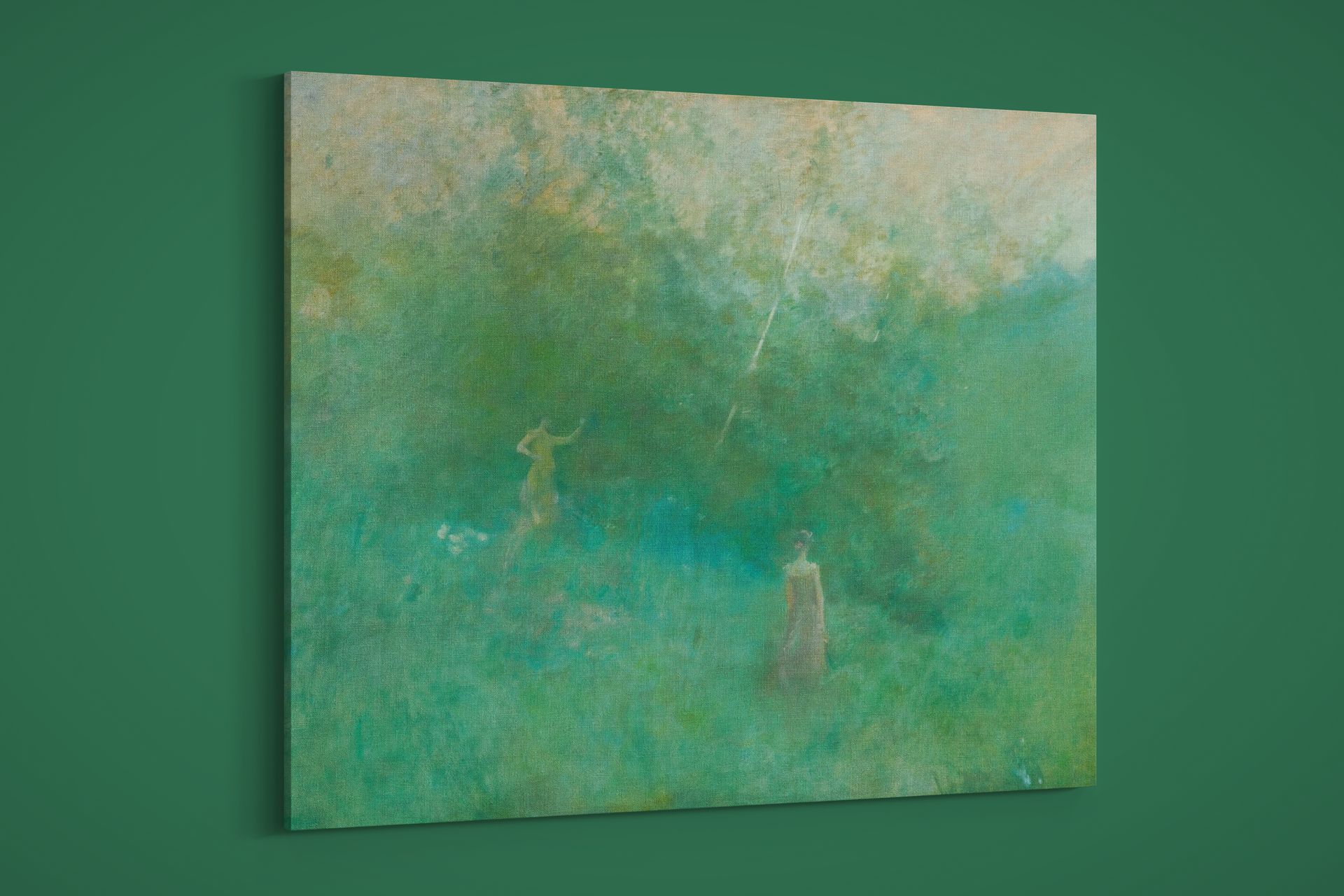 Thomas Wilmer Dewing – The White Birch – Art Print on Paper or Canvas