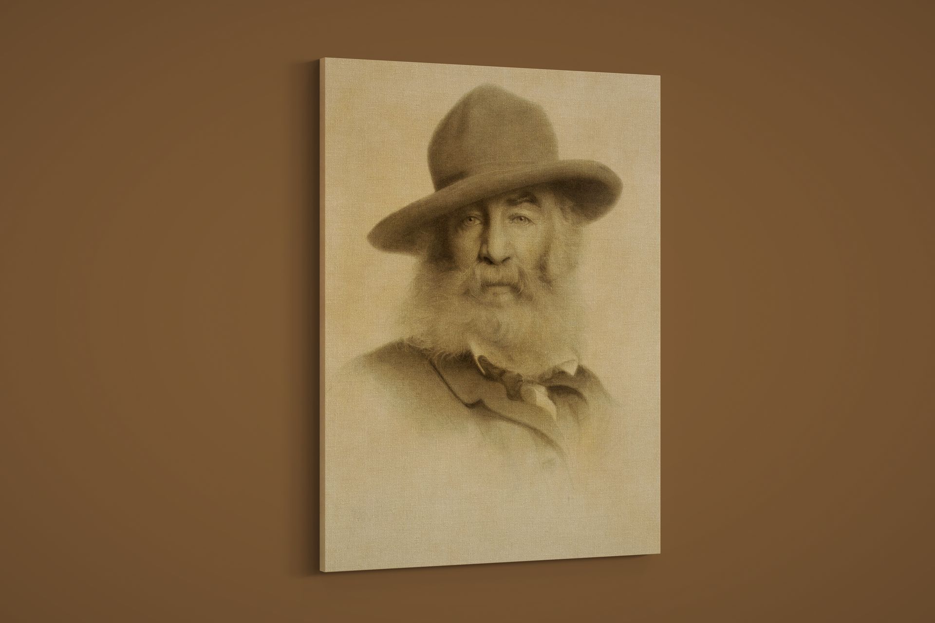 Thomas Wilmer Dewing – Walt Whitman – Art Print on Paper or Canvas
