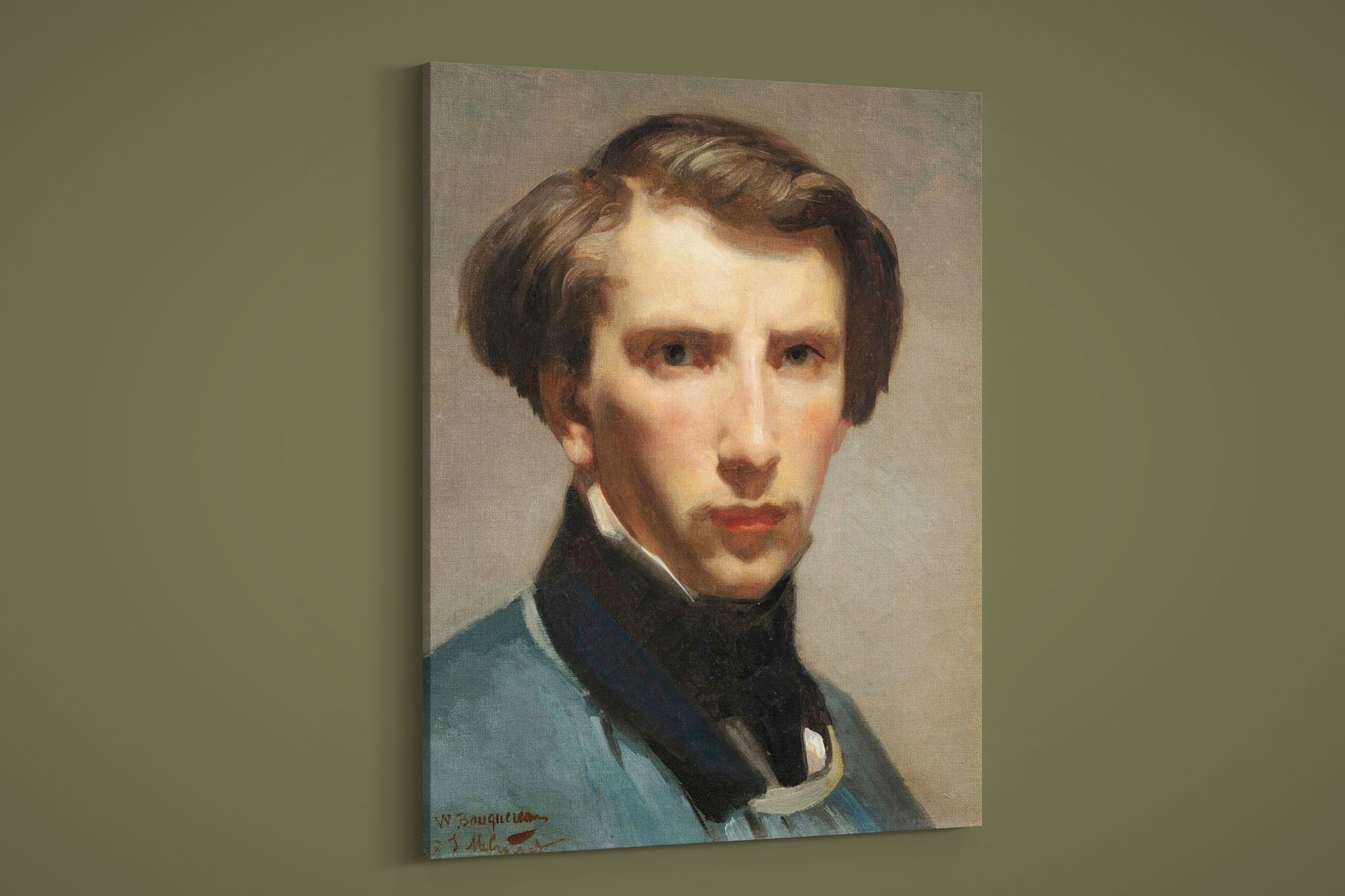 William-Adolphe Bouguereau – Self-Portrait – Art Print on Paper or Canvas