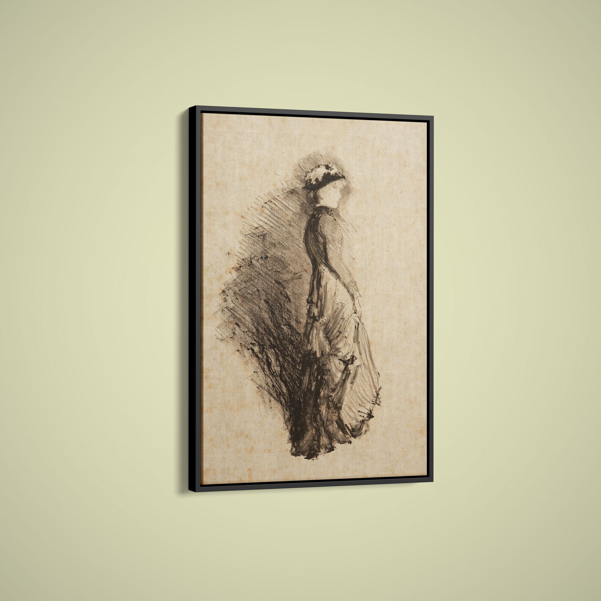James McNeill Whistler – Study – Art Print on Paper or Canvas