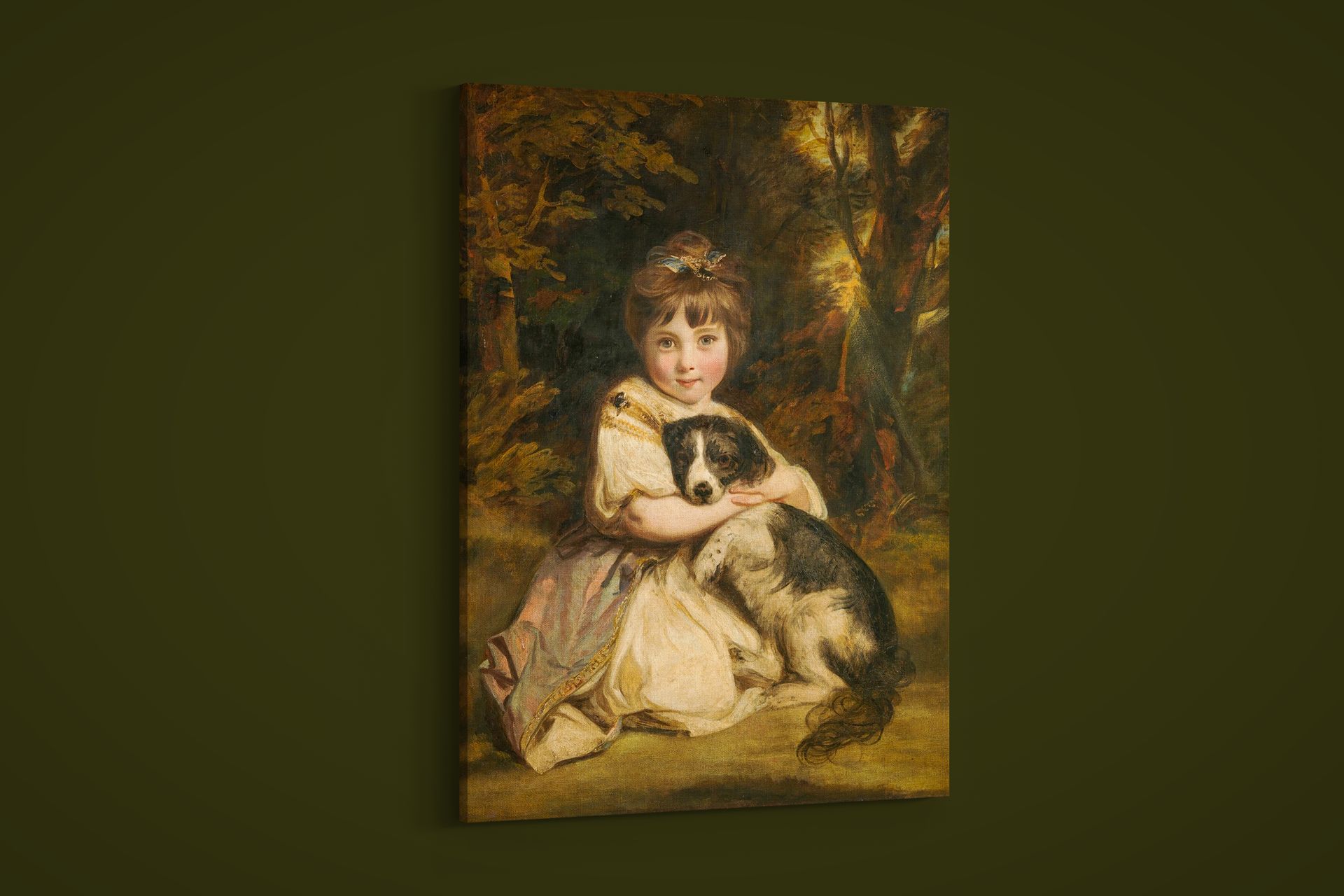 Joshua Reynolds – Miss Jane Bowles – Art Print on Paper or Canvas