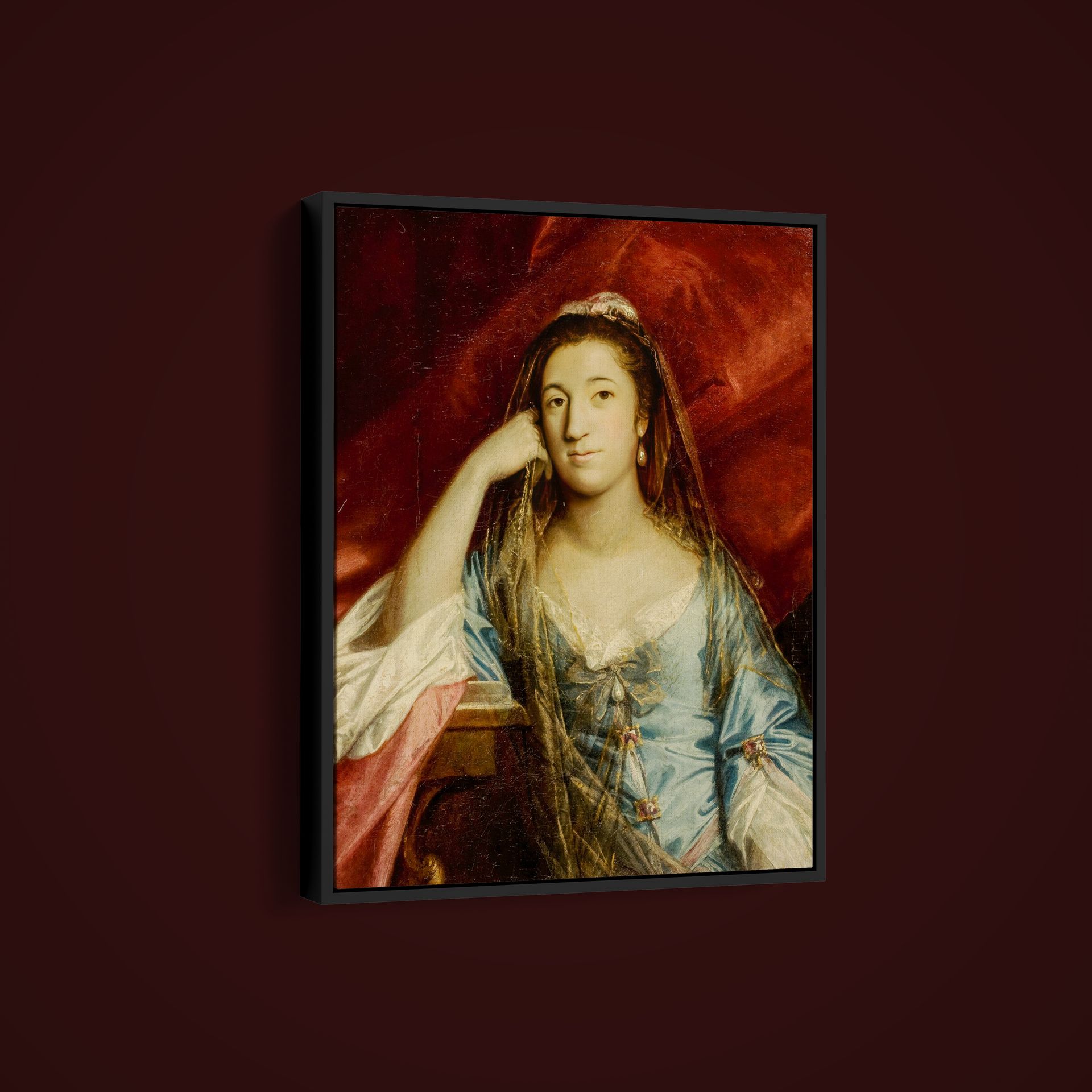 Joshua Reynolds – Portrait of Lady Fortescue, Anne Campbell – Paper or Canvas