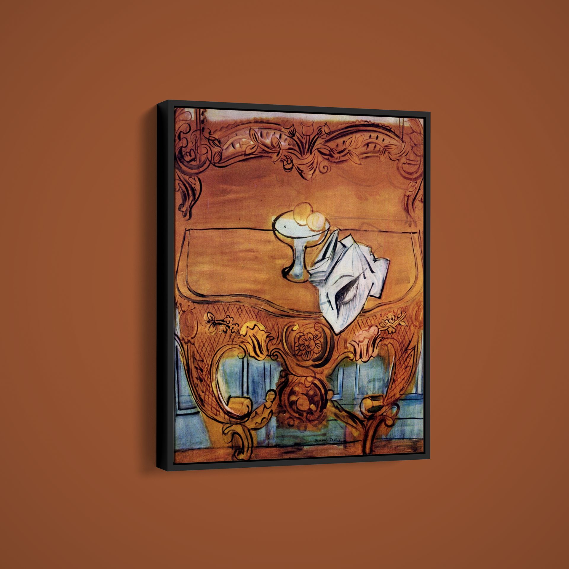 Raoul Dufy – Yellow Console Table – Art Print on Paper or Canvas