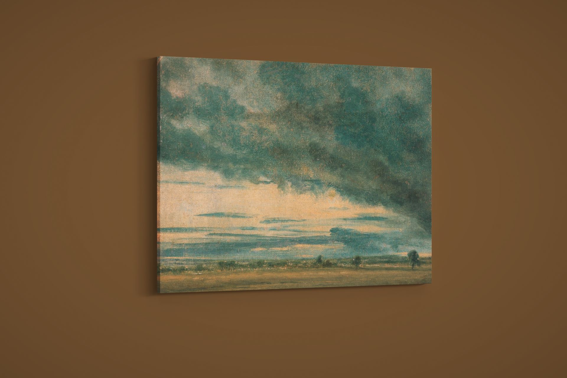 John Constable – Cloud Study Stormy – Art Print on Paper or Canvas