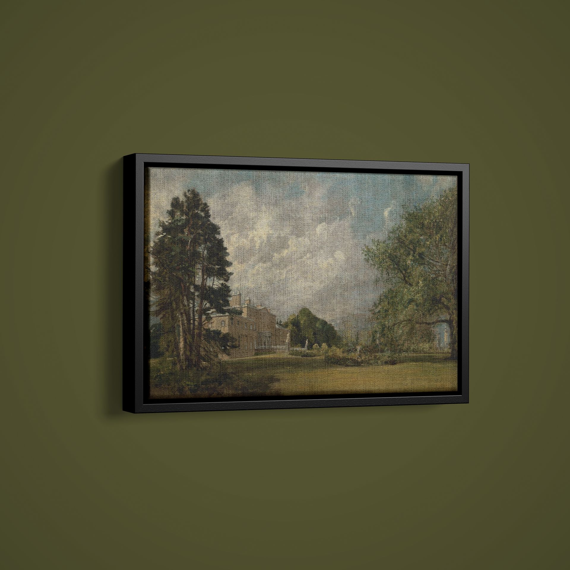 John Constable – Malvern Hall, Warwickshire – Art Print on Paper or Canvas