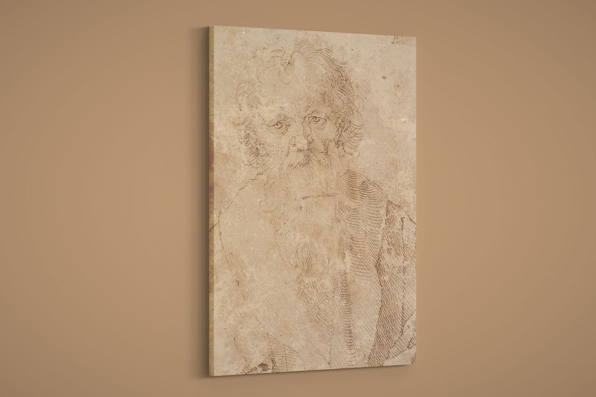 Albrecht Durer – Bearded Old Man – Art Print on Paper or Canvas