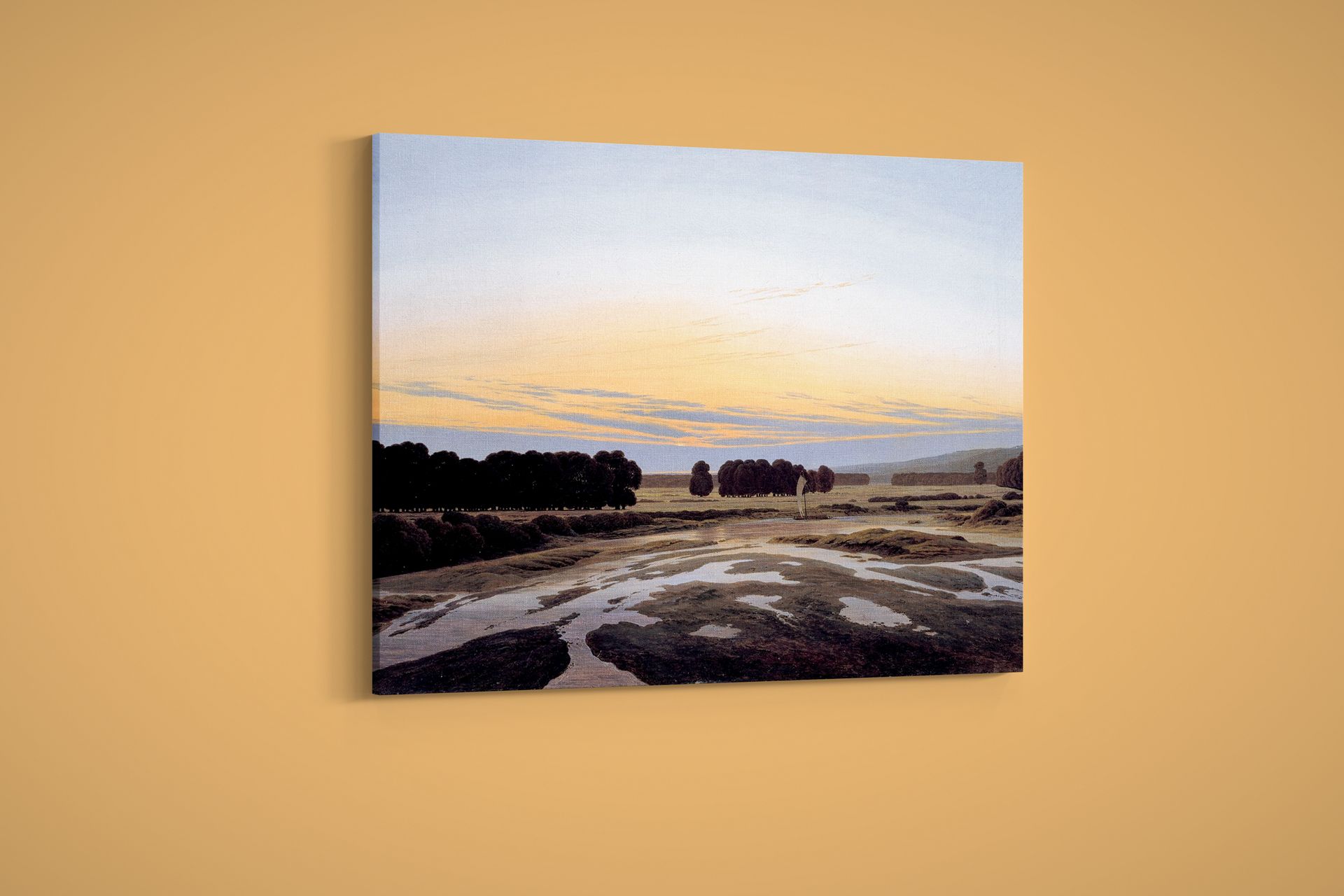 Caspar David Friedrich – The Big Enclosure – Art Print on Paper or Canvas