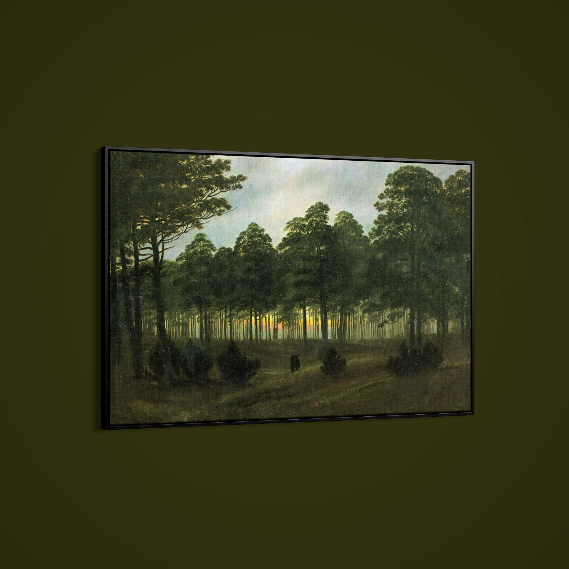 Caspar David Friedrich – The Evening – Art Print on Paper or Canvas