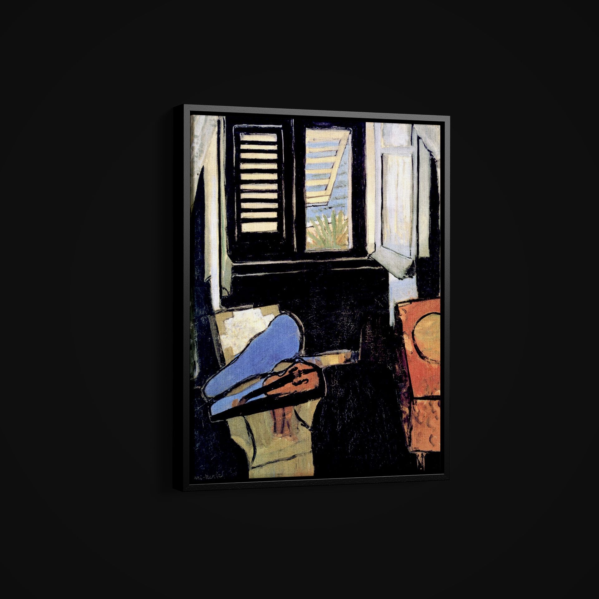 Henri Matisse – Interior With Violin – Art Print on Paper or Canvas